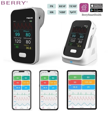 LCD Display Multi Parameter Patient Monitor With Data Transfer To HIS/CIS/EHR