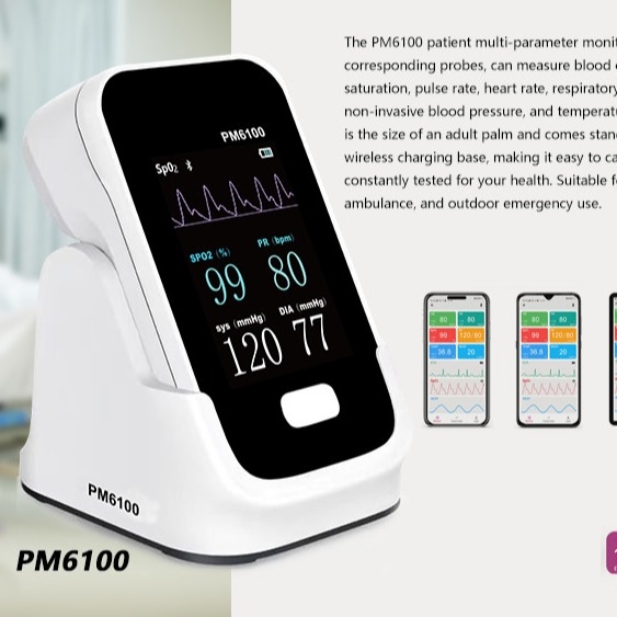 Multi Parameter Patient Monitor For Medical Use Portable Remote Patient Monitor